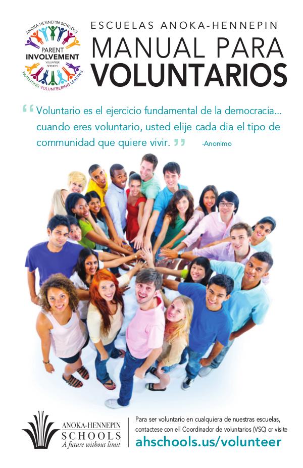 Volunteer handbook - Manual para voluntarios
