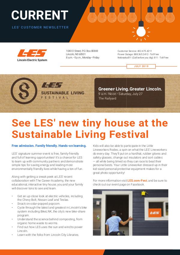Current  | LES Customer Newsletter Current - July 2019