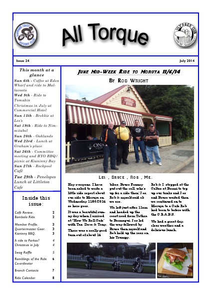 Newsletter July 2014