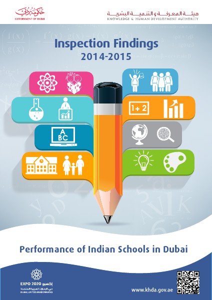Performance of Indian Schools in Dubai  2014-2015  Inspection Finding vol 1