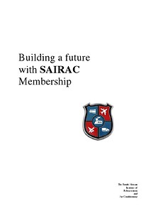 Building a Future with SAIRAC Membership