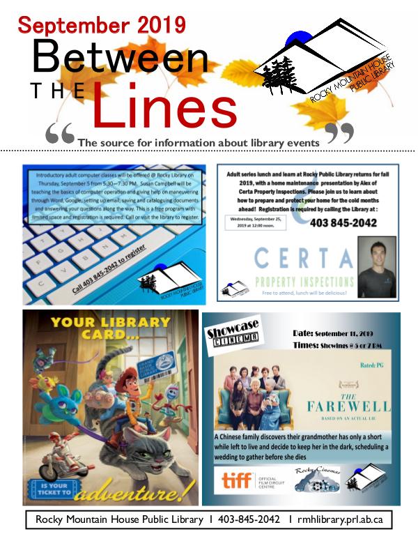 Between the Lines September 2019 September 2019 PDF