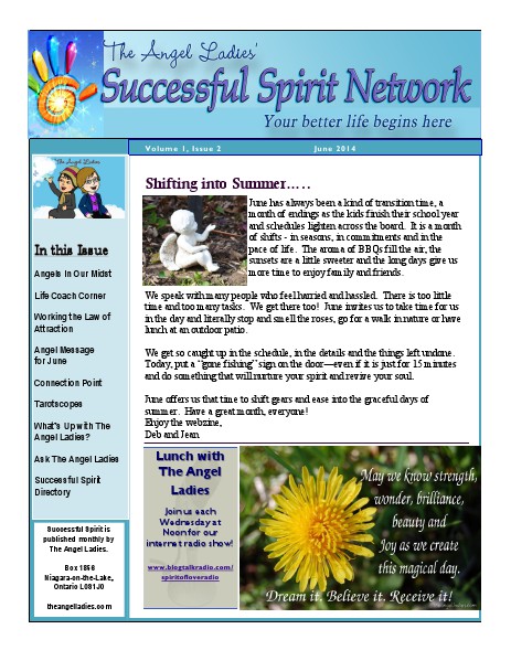 Successful Spirit Webzine June Issue Volume 1 Issue 2