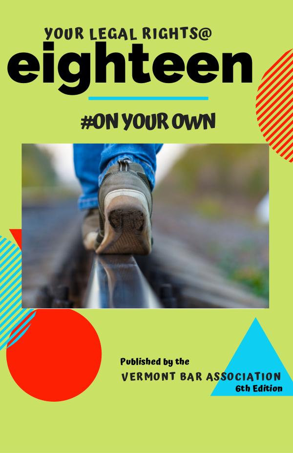 On Your Own; Your Legal Right @ Eighteen On Your Own formatted final version