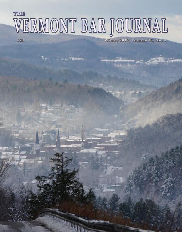 Vermont Bar Journal, Winter 2019