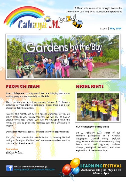 Cahaya M Quarterly Newsletter Issue 8 | May 2014