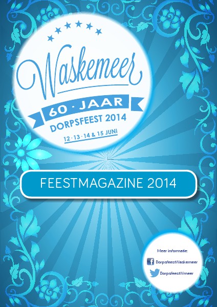 Feestmagazine Dorpsfeest Waskemeer juni 2014