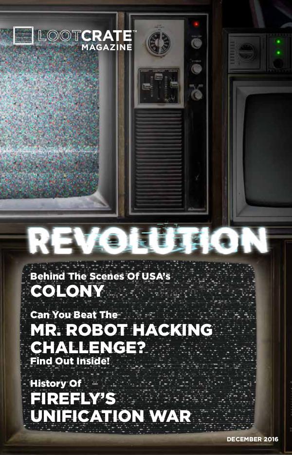 Loot Crate Magazine December 2016 Revolution