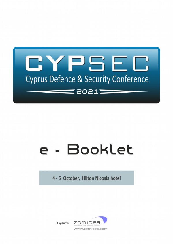 CYPSEC 2021 e-Booklet Cyprus Defence & Homeland Security Intl Conference
