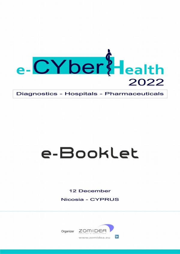 e-CyberHealth 2022 e-Booklet CyberSecurity 4e-Health Int'l Conference