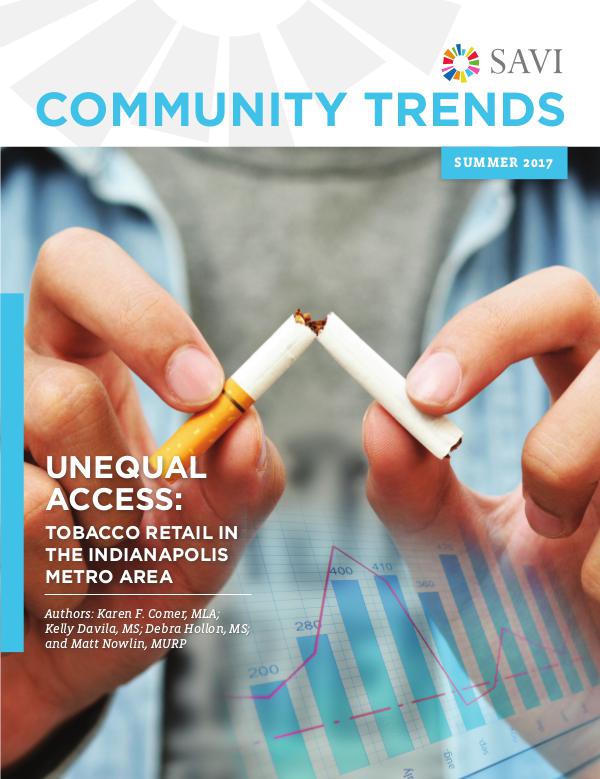 SAVI Community Trends Report: Unequal Access Tobacco Epidemic Report 2017 FINAL