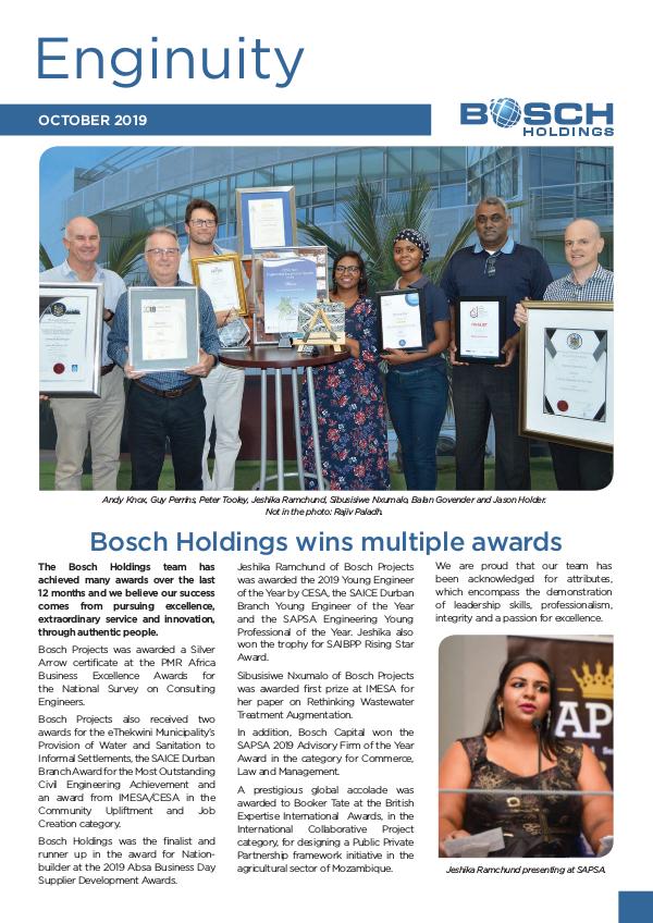 Bosch Holdings Enginuity Enginuity October Issue 2019