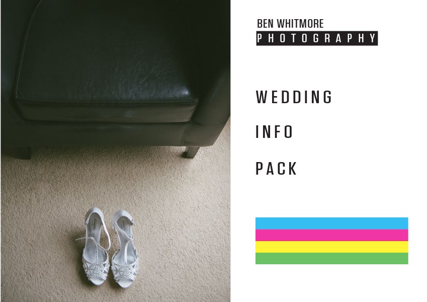 Ben Whitmore Photography 2014 Wedding Info Pack 2014