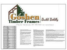 Goshen Timber Frame Home Plan Book