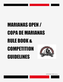 MARIANAS OPEN AND COPA DE MARIANAS RULE BOOK