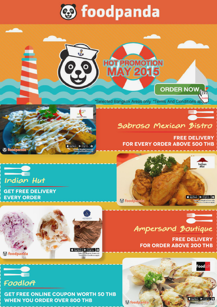 foodpanda monthly e-deal brochure E- DEALS | MAY