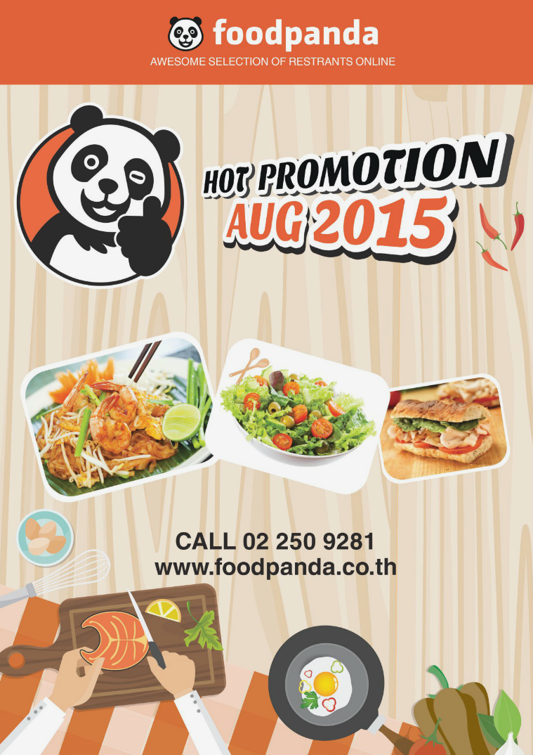 foodpanda monthly e-deal brochure E- DEALS | AUGUST 2015
