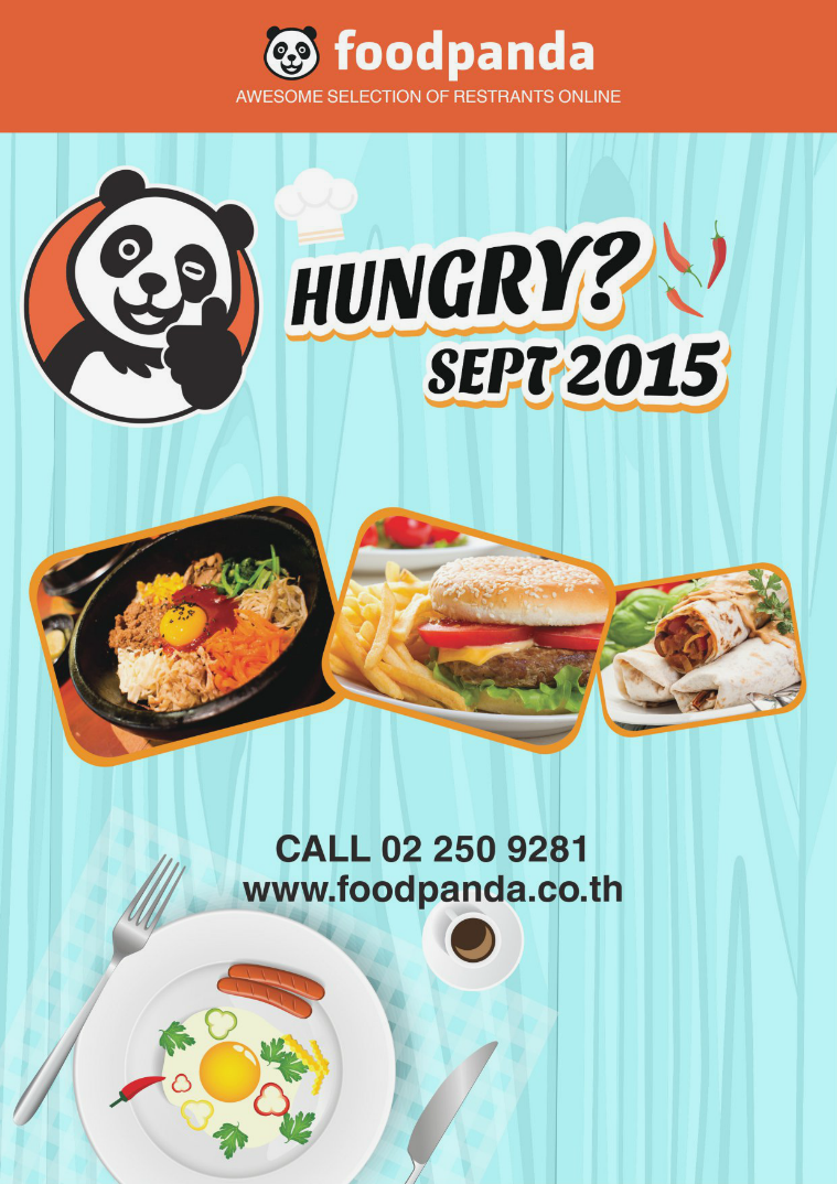 foodpanda monthly e-deal brochure E- DEALS | SEPTEMBER 2015