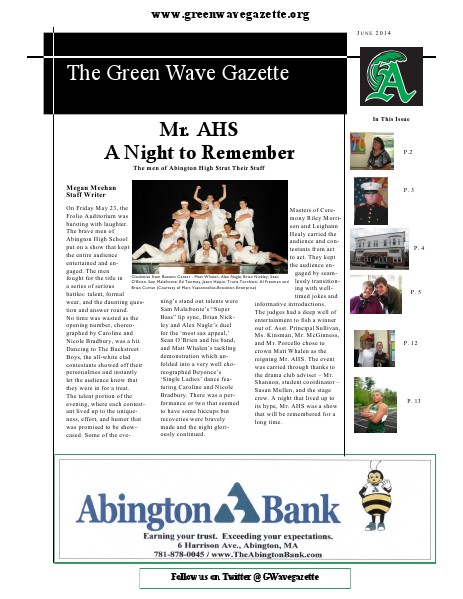 The Green Wave Gazette June 2014