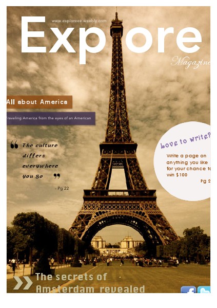Explore Magazine Volume 1
