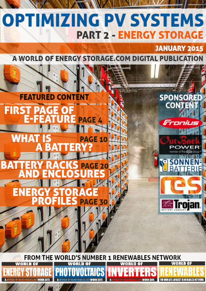 Optimizing PV Systems January 2015 - Part 2: Energy Storage