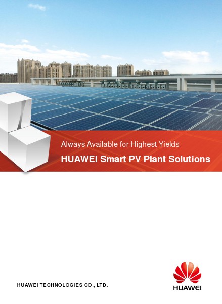 e-Showcase Huawei Smart PV Plant Solutions