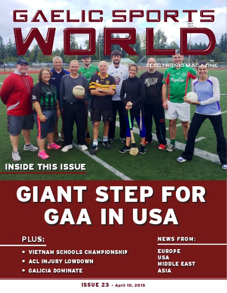 GAELIC SPORTS WORLD Issue 23 – April 10, 2015