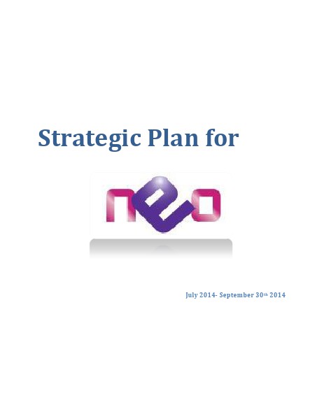nEo Strategic Plan 2014 June 2014