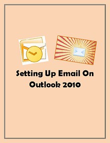 Setting Up Email on Outlook 2010