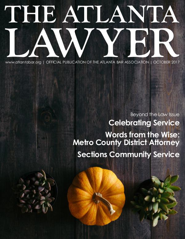 The Atlanta Lawyer October 2017