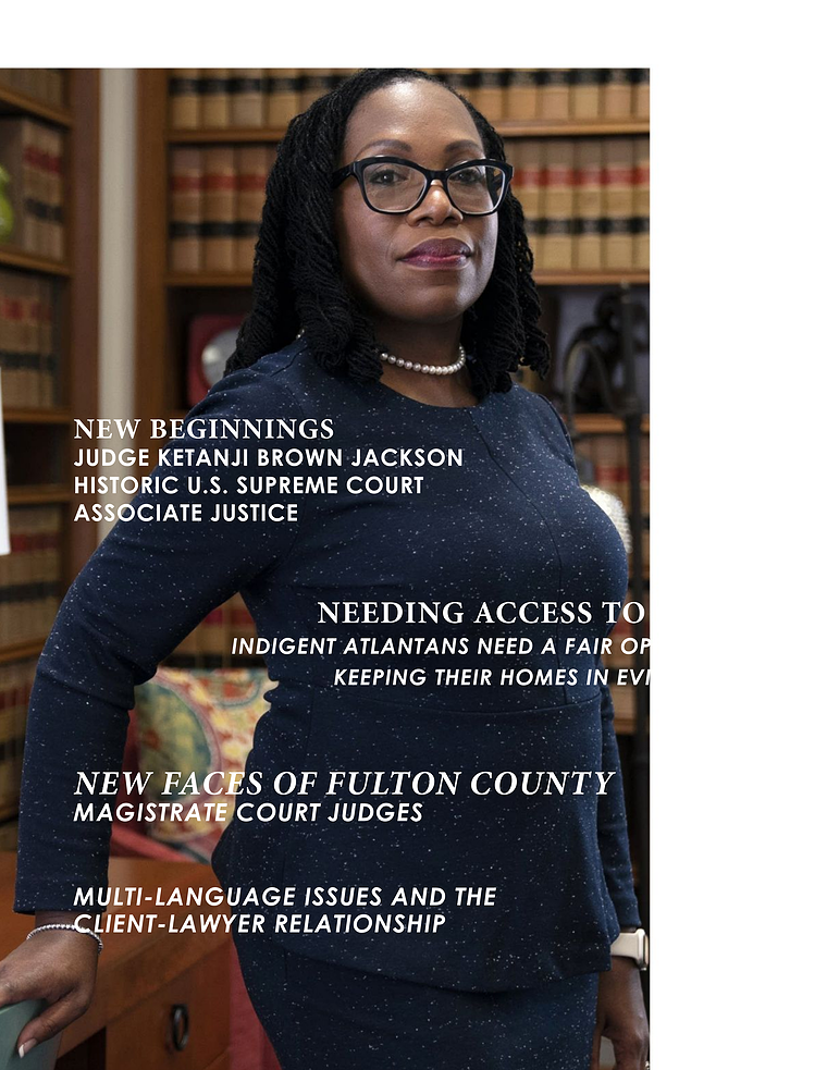 The Atlanta Lawyer March/April 2022 Vol. 20, No. 5