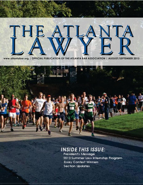 The Atlanta Lawyer August/September 2013