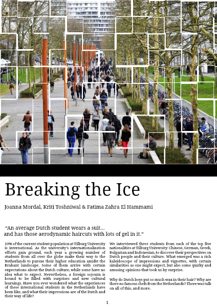 Breaking the Ice 29 May 2014