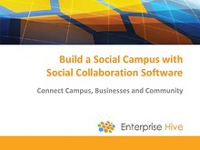 Build a Social Campus with Social Collaboration Software