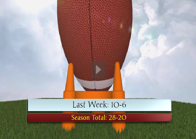 Eros Islander NFL Picks Week #1 Week #4