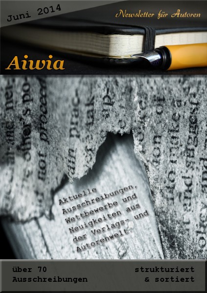 Aiwia - Newsletter für Autoren Juni 2014