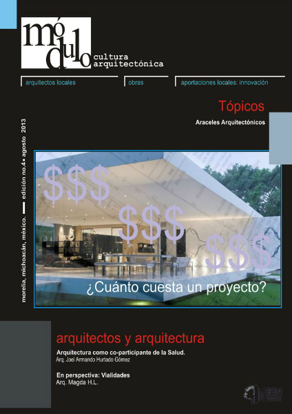 Módulo, cultura arquitectónica. Agosto-Octubre, 2013