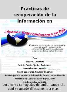 Recuperación de la información 001 2012