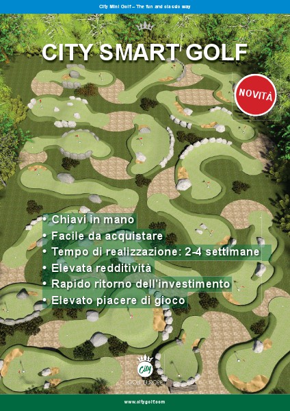 Cataloghi diversi City Golf Europe - City Smart Golf