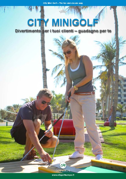 Cataloghi diversi City Golf Europe - Minigolf