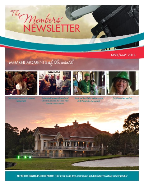 Regatta Bay Club Newsletter April 2014