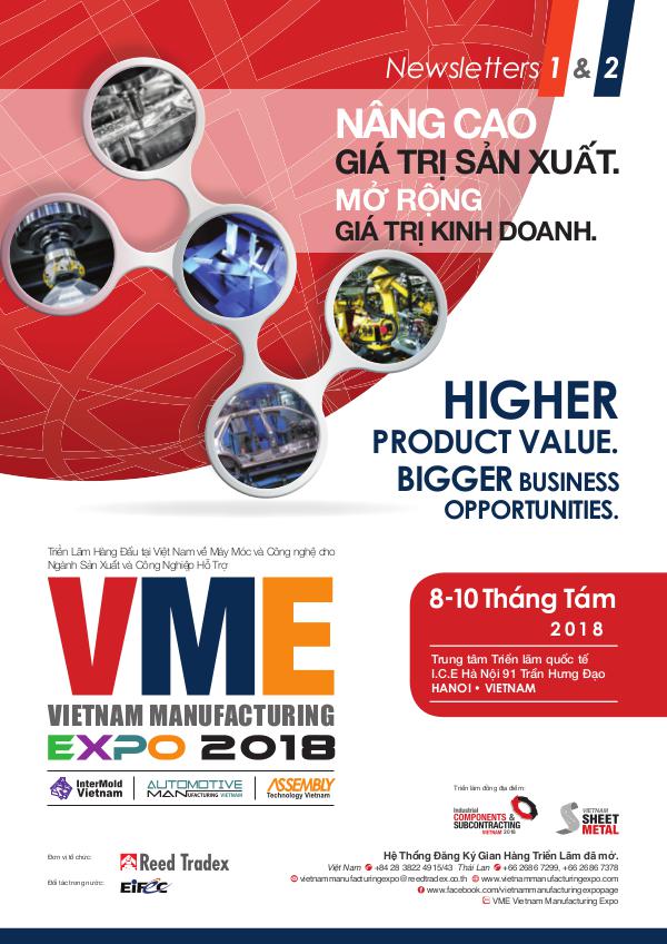 Vietnam Manufacturing Expo 2018 Newsletter 1&2 VME 2018_Newsletter#1&2