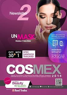 COSMEX 2018 Newsletter #2