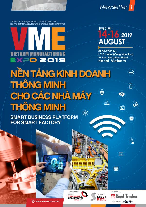 Vietnam Manufacturing Expo 2019 Newsletter #1 VME 2019_Newsletter#1