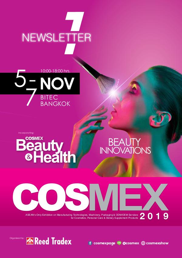 COSMEX 2019 Newsletter#1 1