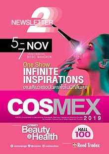 COSMEX 2019 Newsletter#2