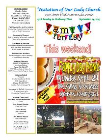 VOL Parish Weekly Bulletin
