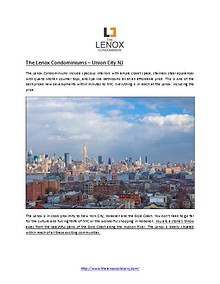 The Lenox Condominiums – Union City NJ