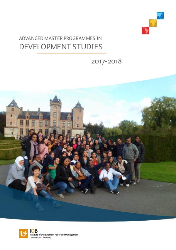 Master programmes in Development studies 2017-2018 Development studies