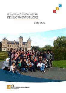 Master programmes in Development studies 2017-2018